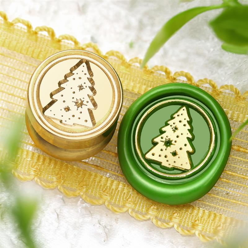 1.5cm Mini Plant Seal Stamp Leaf Rose DIY Sealing Wax Seal Decorative Greeting Cards/Invitations/Envelopes/Handbooks/Scrapbook