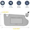Right Passenger Side Sun Visor With Light For Nissan Altima 2013 2014 2015 2016 2017 2018, Without Sunroof Replaces 96400-3TA2A Gray