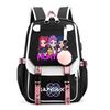 Anime Cartoon Kpop Printed Backpack Schoolbag for Teenager Student Girl Boy Bookbag Large Capacity Travel Bag Kid Gift Rucksak