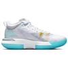 Air Jordan Zion 1 PF Белый Динамичный Бирюзовый Мужские Кроссовки Лазерно-Оранжевый Черный DA3129-101