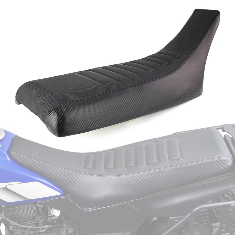 For Yamaha TW200 TW 200 1987-2024 Motorcycle Striped Grip Gripper Seat Cover PVC Leather Waterproof Seat Saddle Cushion Cover