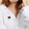 Elegant Graduation Caps Brooch Pin Beautifully Crafted Graduate Caps Pin Badge Adornment Enhancing Ceremony Attire