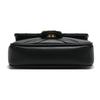 Gucci Мини-сумка на плечо GG Marmont Черная стеганая кожа Золотая фурнитура Сумка через плечо на цепочке для женщин Ежедневные поездки Покупки 575161-DTDCT-1000