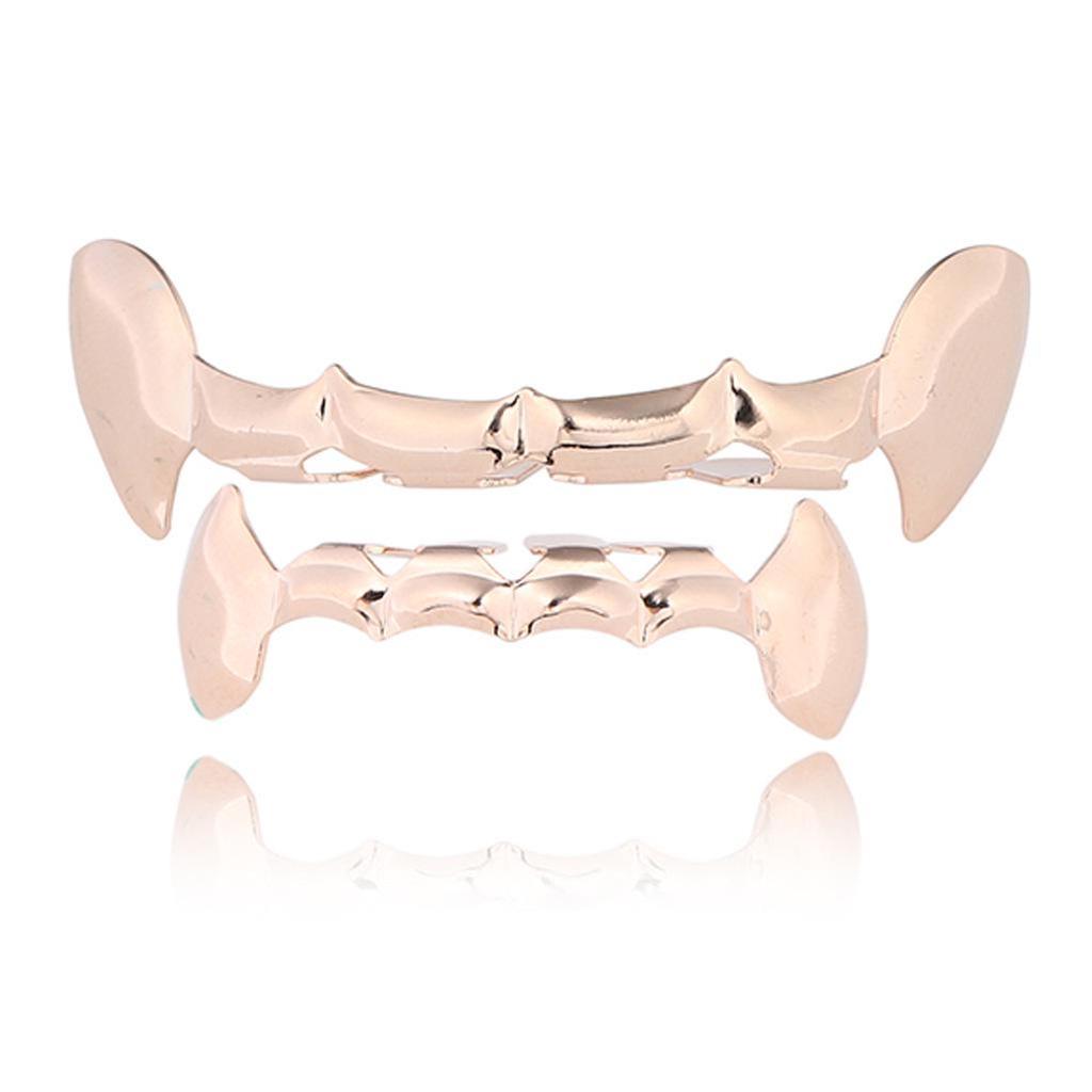 Модные Хэллоуинские Вампирские Клыки Grillz - Золотые Хип-Хоп Аксессуары