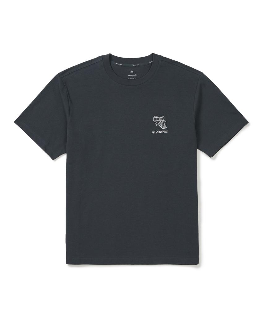 SNOWPEAK APPAREL Футболка с коротким рукавом Sorona Gear (S26Mufts06) Винтаж Синий