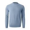 Men Cashmere Sweater Crewneck Solid Color Knited