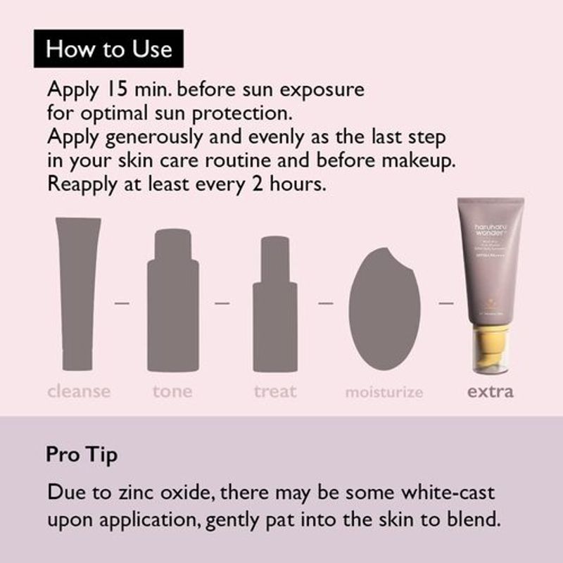 HARUHARU WONDER Солнцезащитный крем для лица Black Rice Pure Mineral Relief Daily Sunscreen 50 мл