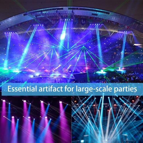 Hosioe 36 LED Stage Light, 7 Modes, 36W, Remote Control, Sound Activated, Auto Play, Upright Par Light for Weddings, Birthdays, Christmas, Holidays, M