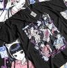 Аниме-футболка NewJeans Девушки Аниме Женская KPOP Мерч Графическая футболка Все размеры Унисекс футболка