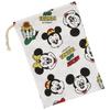 Skater Kids' Cup Bag, 21 x 15cm, Disney Mickey Mouse & Friends Cooking, Made in Japan, KB62-A