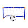 Non-Toxic Folding Mini Football Soccer Ball Plastic Removable Goal Post Net Set High-Strength Kids Indoor Outdoor Child Birthday Gift