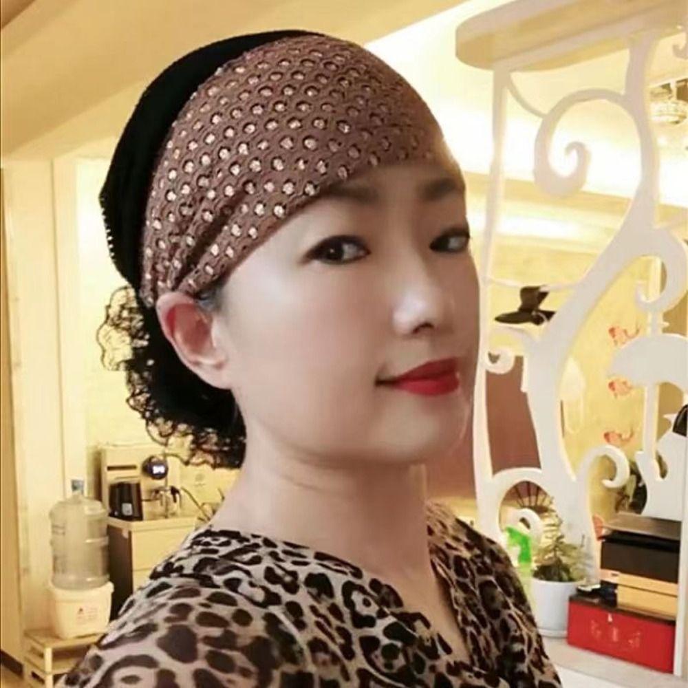 Elegant Headscarf Breathable Hair Cover Cap Fashion Head Wraps  Women