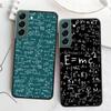 Physics Chemical Mathematics Phone Case For Samsung Galaxy Note 20 Ultra 10 Lite 9 8 M11 M12 M21 M30S M31 M32 M51 M52 J8 J6 J4 P