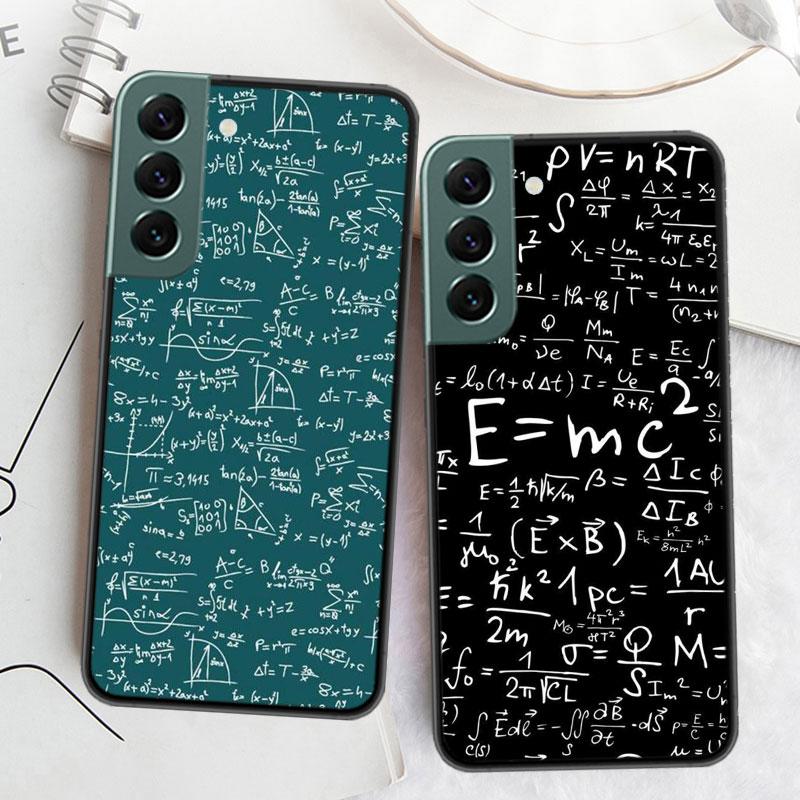 Physics Chemical Mathematics Phone Case For Samsung Galaxy Note 20 Ultra 10 Lite 9 8 M11 M12 M21 M30S M31 M32 M51 M52 J8 J6 J4 P