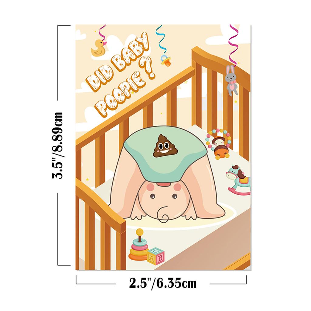 Unique and Entertaining Baby Shower Activity 24 Scratch Off Lottery Tickets for Party Hearty Baby Shower Games