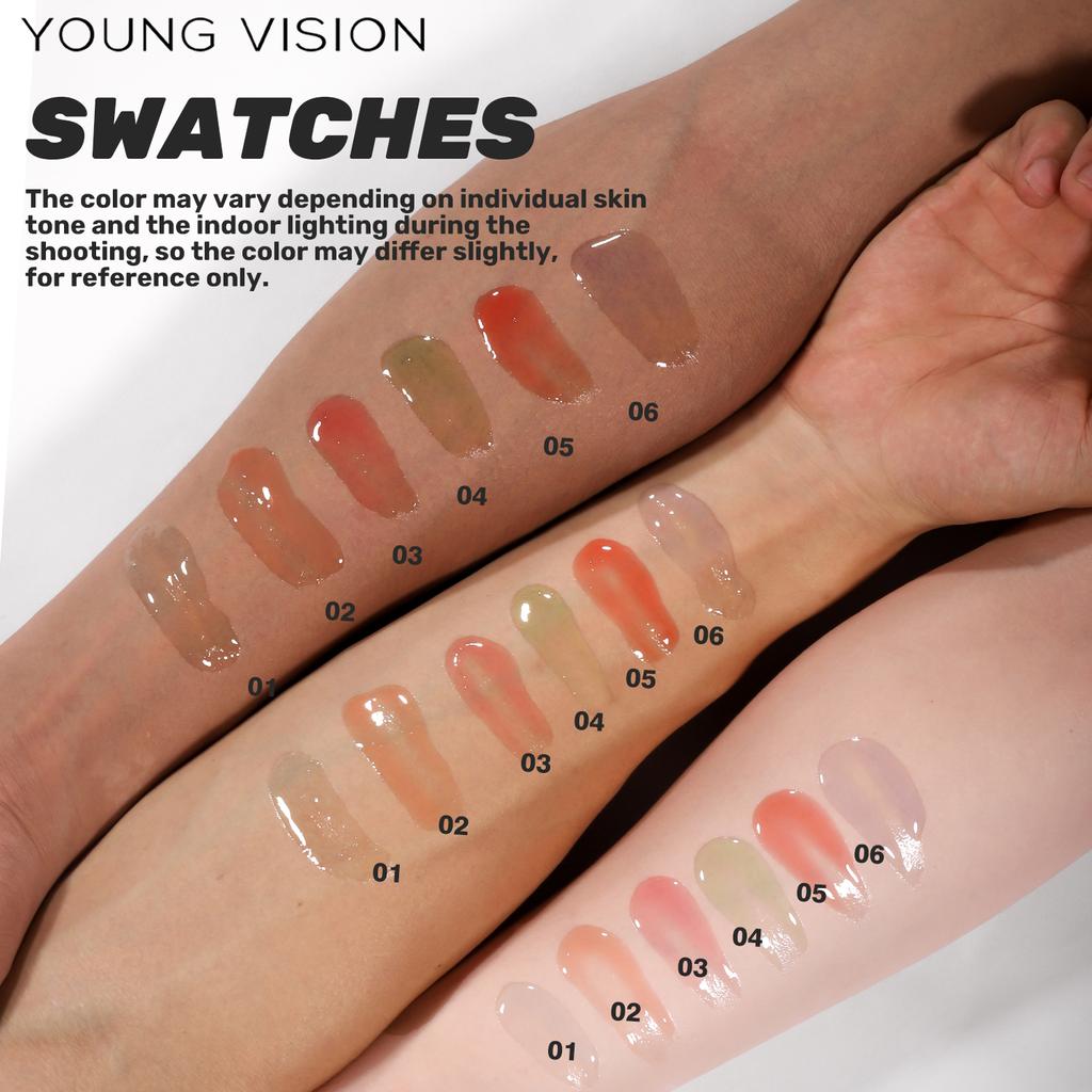 Candy Color Sexy Peppermint Lip Oil Plump Lip Moisturizing and Hydrating Lighten Lip Lines and Prevent Dry and Crack Lip Oil Lip Makeup