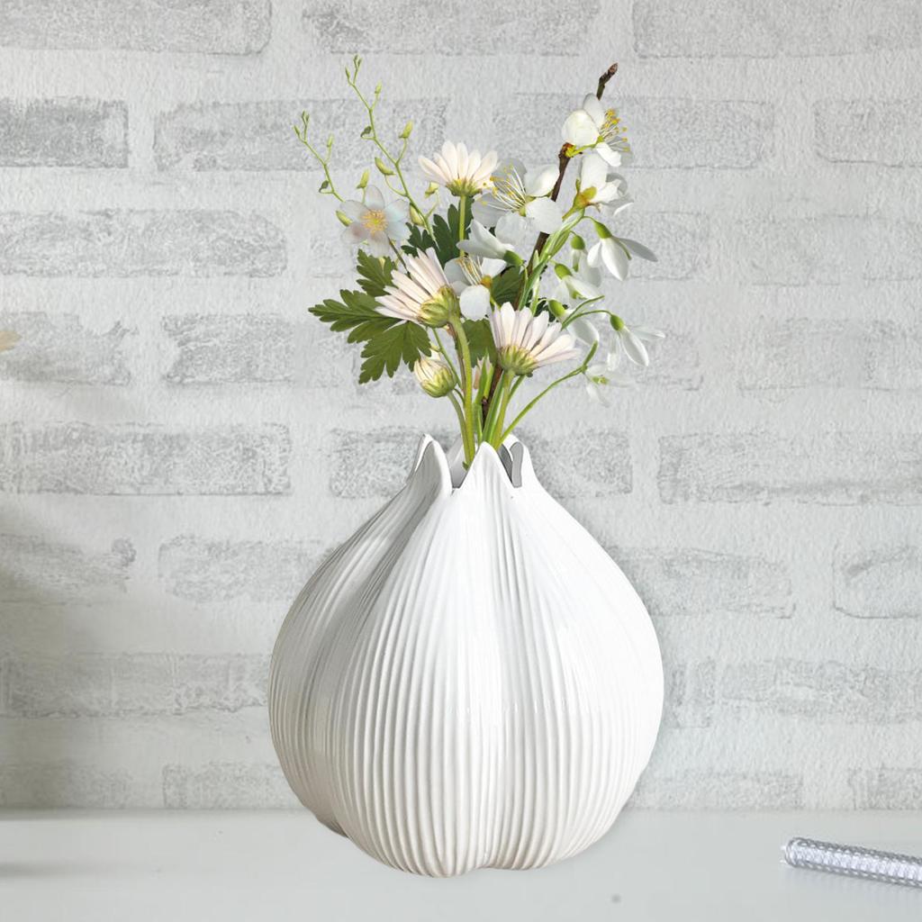 Ваза для цветов в форме луковицы Керамическая Подарки на День Рождения Украшение для Дома Современное Искусство