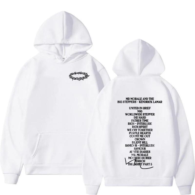 Kendrick Lamar Hoodie Mr. Morale and The Big Casual Hoodie New Vintage Pullovers LooseClothes Sweatshirts for Men