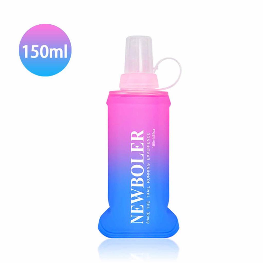 Gradient Sports Soft Water Bottle, Foldable Portable Soft Flask for , Running, Cycling & Outdoor Fitness, Lightweight Hydration Bottle
