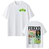 Футболка с принтом рэпера Feid Ferxxo Tour 2025 Мужская Женская Одежда Мода Хип-Хоп Футболки Хлопок Повседневные Большемерные Футболки с Коротким Рукавом