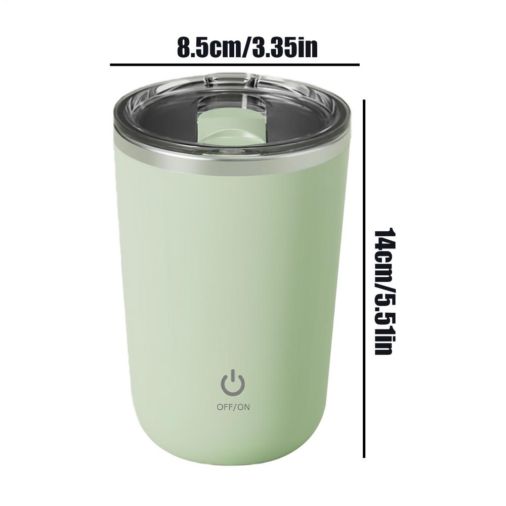 350ml Automatic Self-Stirring Mug 304 Stainless Steel Rechargeable Magnetic Mug Milk Mixing Cup Smart Mixer Water Bottle