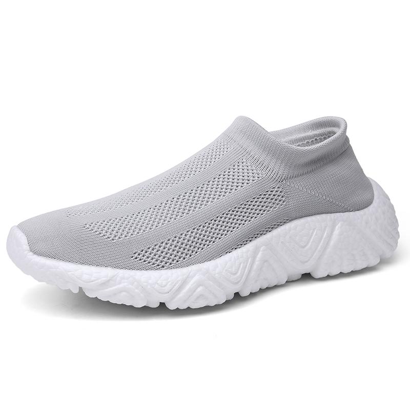 Обувь для мужчин 2025 Новые спортивные повседневные модные кроссовки Дышащие для улицы Лоферы Мужские носочные туфли Большой размер Кроссовки для бега для мужчин