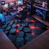 Ковер для игровой комнаты с высоким разрешением, коврик для гостиной, спальни, коврик с изображением игрового контроллера, декоративный напольный коврик с мультяшным принтом