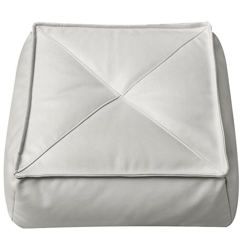 Japanese Style Futon Unstuffed Moroccan Cushion Cover Artificial Leather Pouf Ottoman Meditation Cushion Cover Bay Window Decor