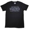 Унисекс Взрослая футболка с логотипом STAR WARS