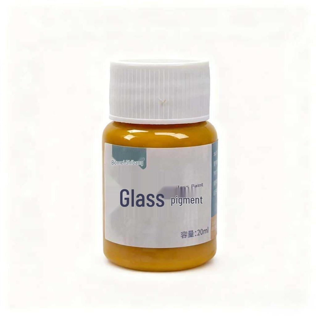20ml Children's Non-Bake Glass Paint for DIY & Creative Glass Decoration - Waterproof & Handmade