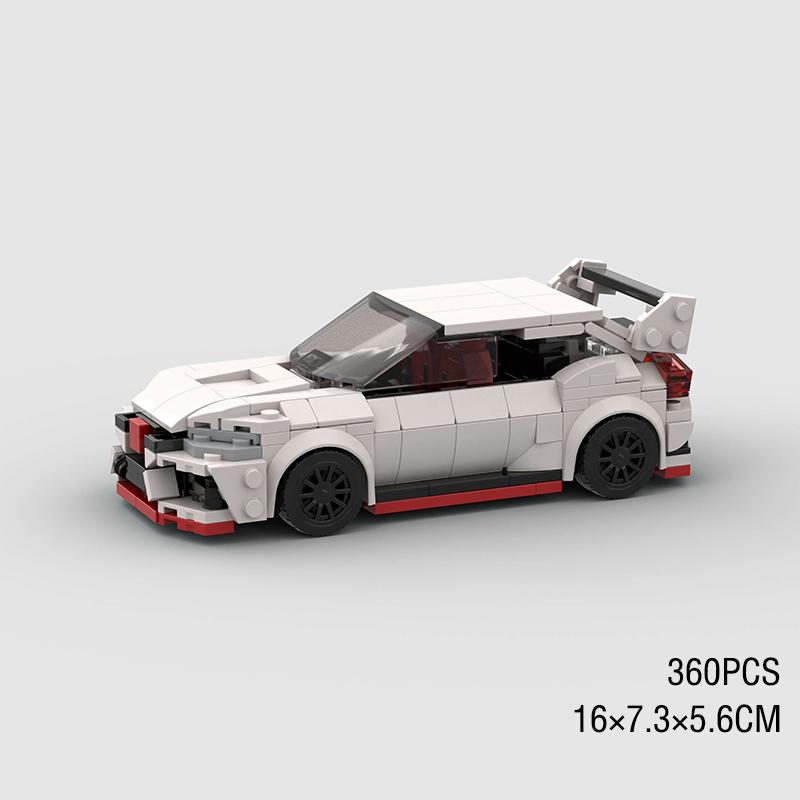 City MOC Car Speed Technical Vehicles Pickup Super Racers Rally Sports Racing Bricks Model Building Blocks Toy Christmas Gift