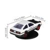 Car Dashboard Gyroscope Ornaments Racing AE86 Drifting Car Model Rotating AE86 Car Figurine For Men Gifts Desktop Dashboard