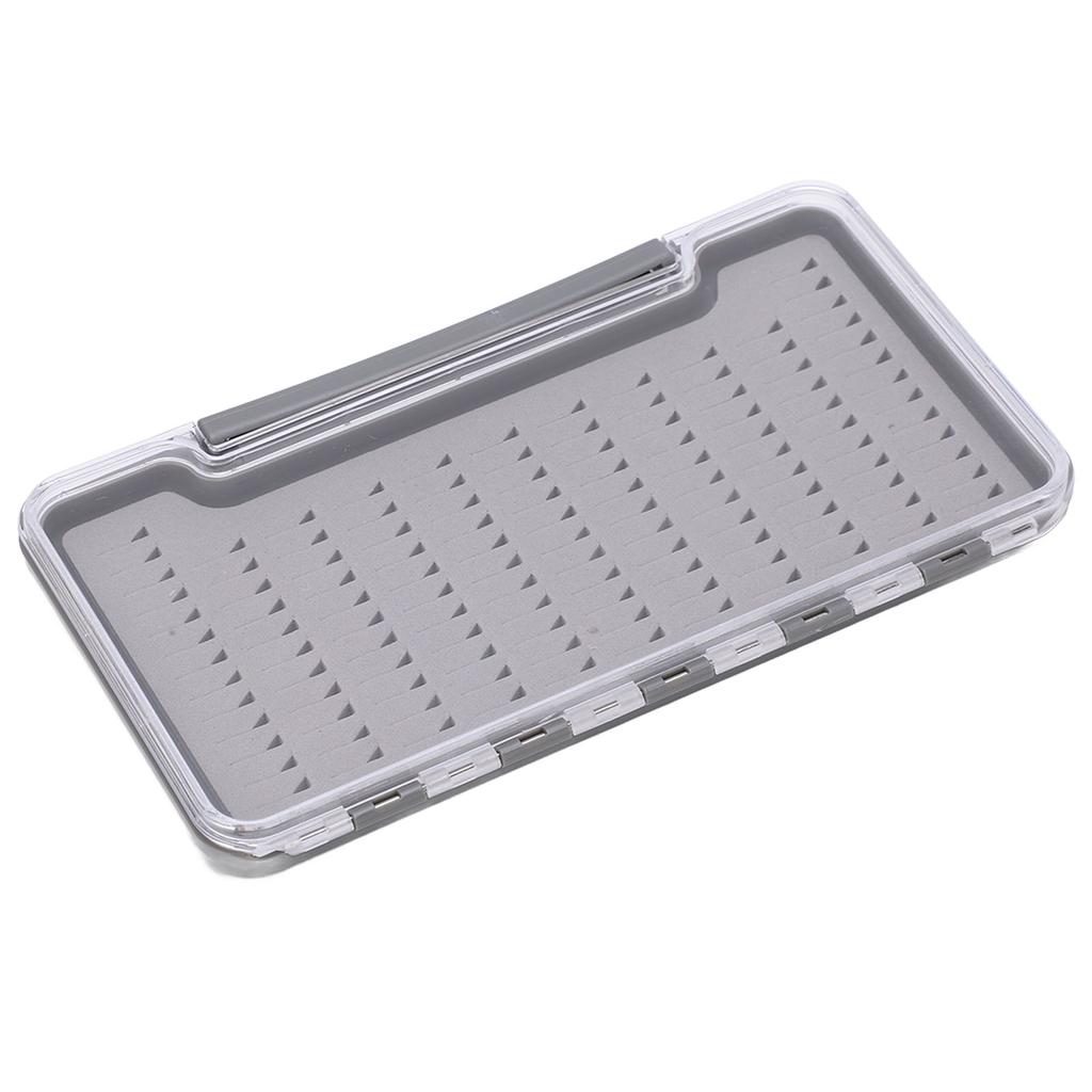 Коробка для нахлыста Водонепроницаемая легкая прозрачная ABS-ракушка рыболовные крючки коробкаТреугольная