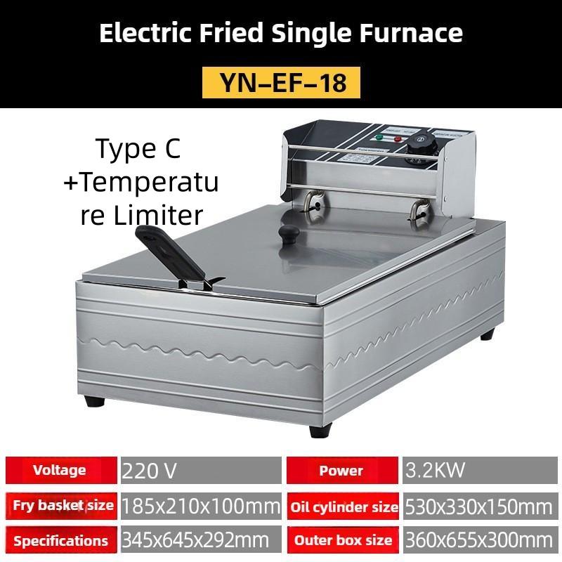 Электрическая фритюрница большой емкости для коммерческого использования, настольная, многофункциональная, для жарки во фритюре, интеллектуальная, с поддержанием постоянной температуры, аппарат для картофеля фри