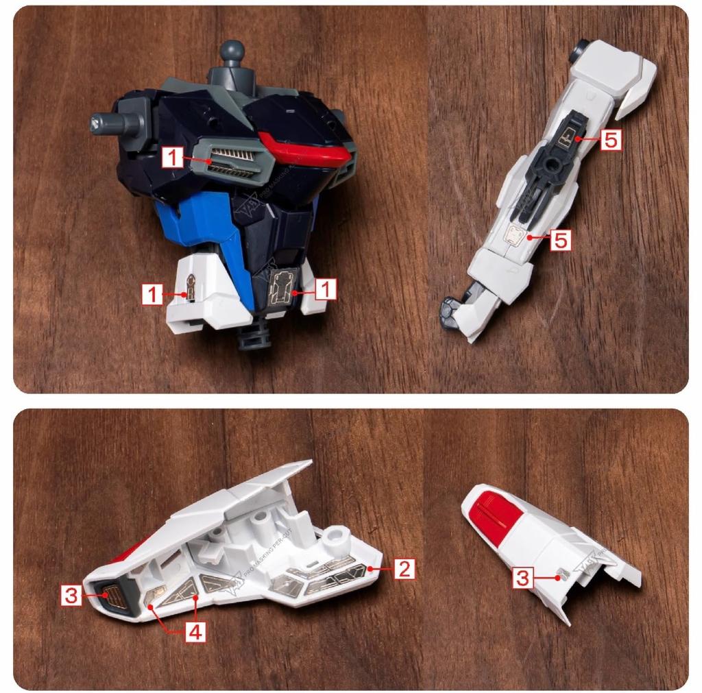 Металлические детали TAS для и PG Модификаций MG Freedom Gundam Высококачественные HG, RG, EG, MG, MGSD, Роботы, Детализация (для 1/100 Вер. 2,0)