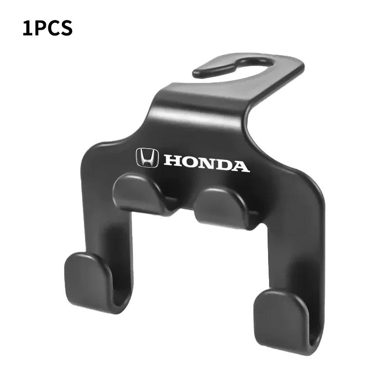 1/2pcs Double Head Hooks Car Rear Seat Headrest Hanger Hook For Honda Civci FIT CRV Accord Jazz HRV Dio Stepwgn Prelude Odyssey aja256