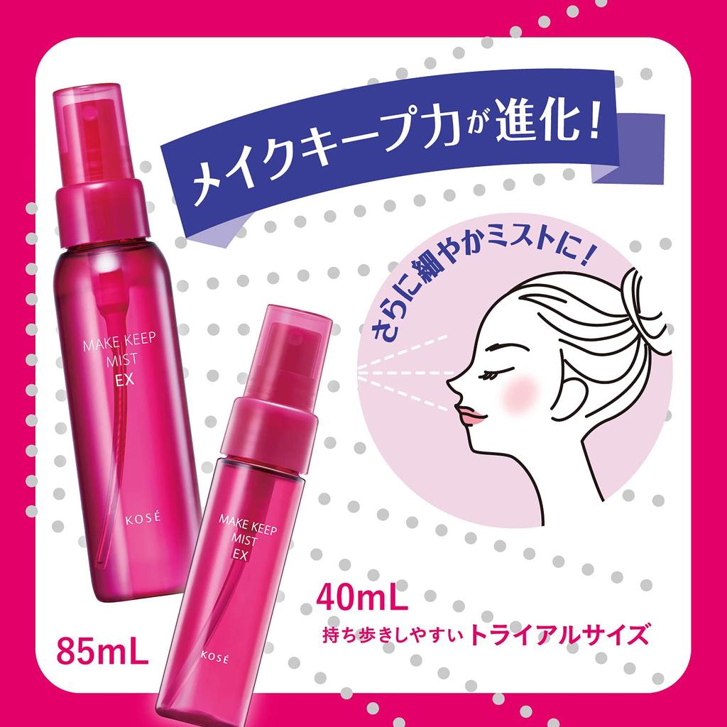 Make Keep Mist EX 40 мл Kose Cosmenience Makeup Prevention Mist Lotion Водостойкий лосьон для предотвращения появления жирного блеска и жирного блеска [Старый продукт]