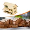 1/72 Miniature House, Collection, Mini, Creative DIY Architectural Scene for Birthday Gift,