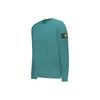 Stone Island Solid Color Fitted Long Sleeve Fleece Sweatshirt Men sweatshirt Green 791562420-V0057