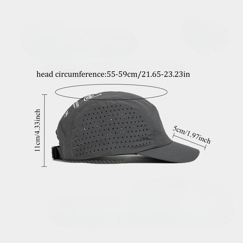 Short Brim Quick-Dry Mesh Baseball Cap - Breathable Lightweight UV Protection Sunshade for Men Women Couples Outdoor Hiking