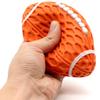 Rubber Squeaky Rugby Ball Oval Rugby Shape Pet Training Toy Dog Chew Toy  Dog Training Game