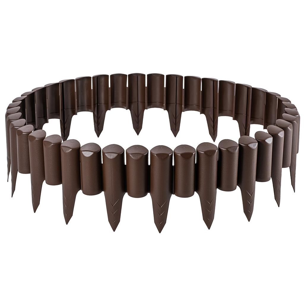 KADAX Garden Palisade Edging Fence Lawn Edging Plastic