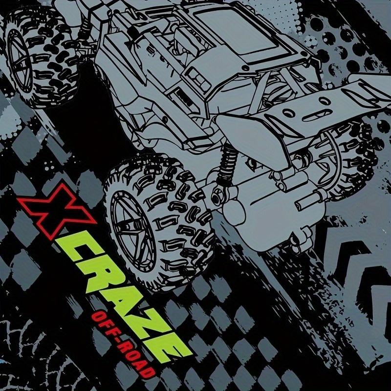 1:18 Large Skeleton Car Body High-Speed Off-Road 2.4GHz Remote Control Drift Car - 40.0-60.0 Meter Range - Anti-Collision Setting - Rubber Big Tires