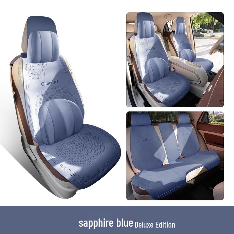 Дышащие замшевые чехлы на сиденья для Geely Galaxy L7 Dragon MAX & Starship Asian Games Edition