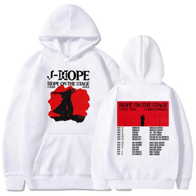 Корейский танцор J-Hope Новые худи Hope on The Stage Тур 2026 Толстовка Унисекс Повседневная одежда Хип-хоп Мода Эстетика Пуловер