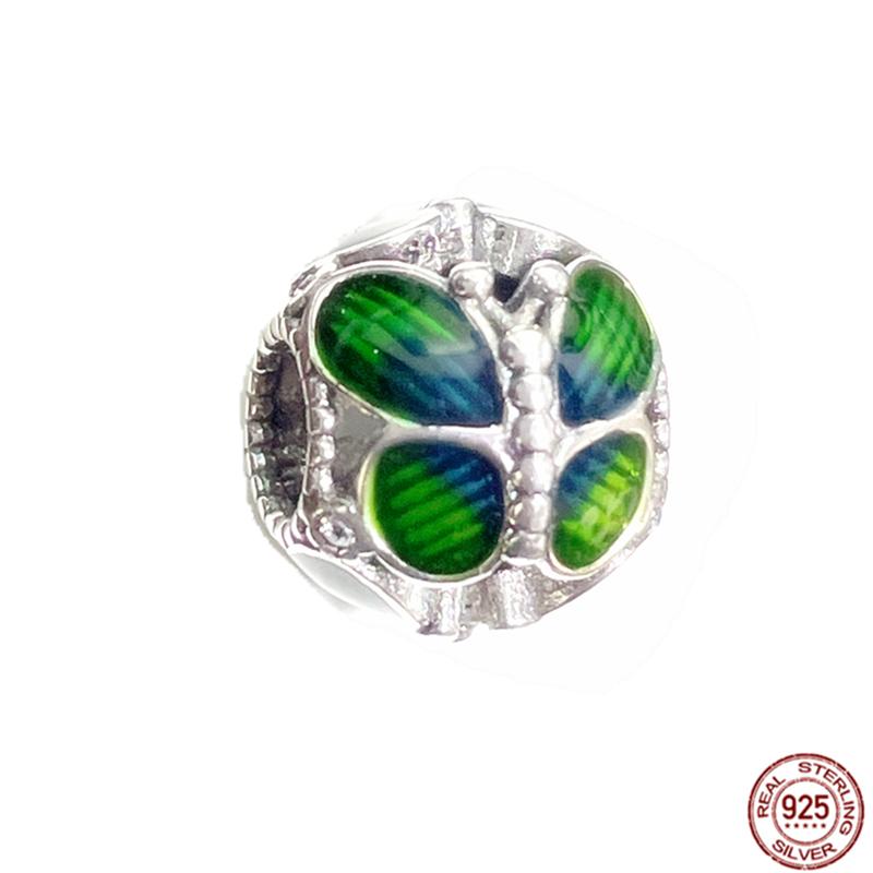 Подходят оригинальные браслеты, подвески, ювелирные изделия, новые S925 стерлингового серебра, сверкающие бусины камеры, семейное дерево, воздушный шар, щенок, кошка, кулон