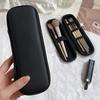 Сумки для хранения кистей для макияжа Сумки для хранения косметики Чехол для кистей для макияжа с двойной молнией и длинной полоской Портативный держатель для кистей для путешествий
