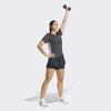 Adidas Женская футболка S Train ESSENTIALS 3S Workout Tee Training Functional с коротким рукавом, черная