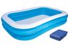 Inflatable Family Pool 262 X 175 X 51 Cm Bestway 54006 + Cover