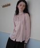 DEHEVE Camila Tie Silky Blouse [Pink]